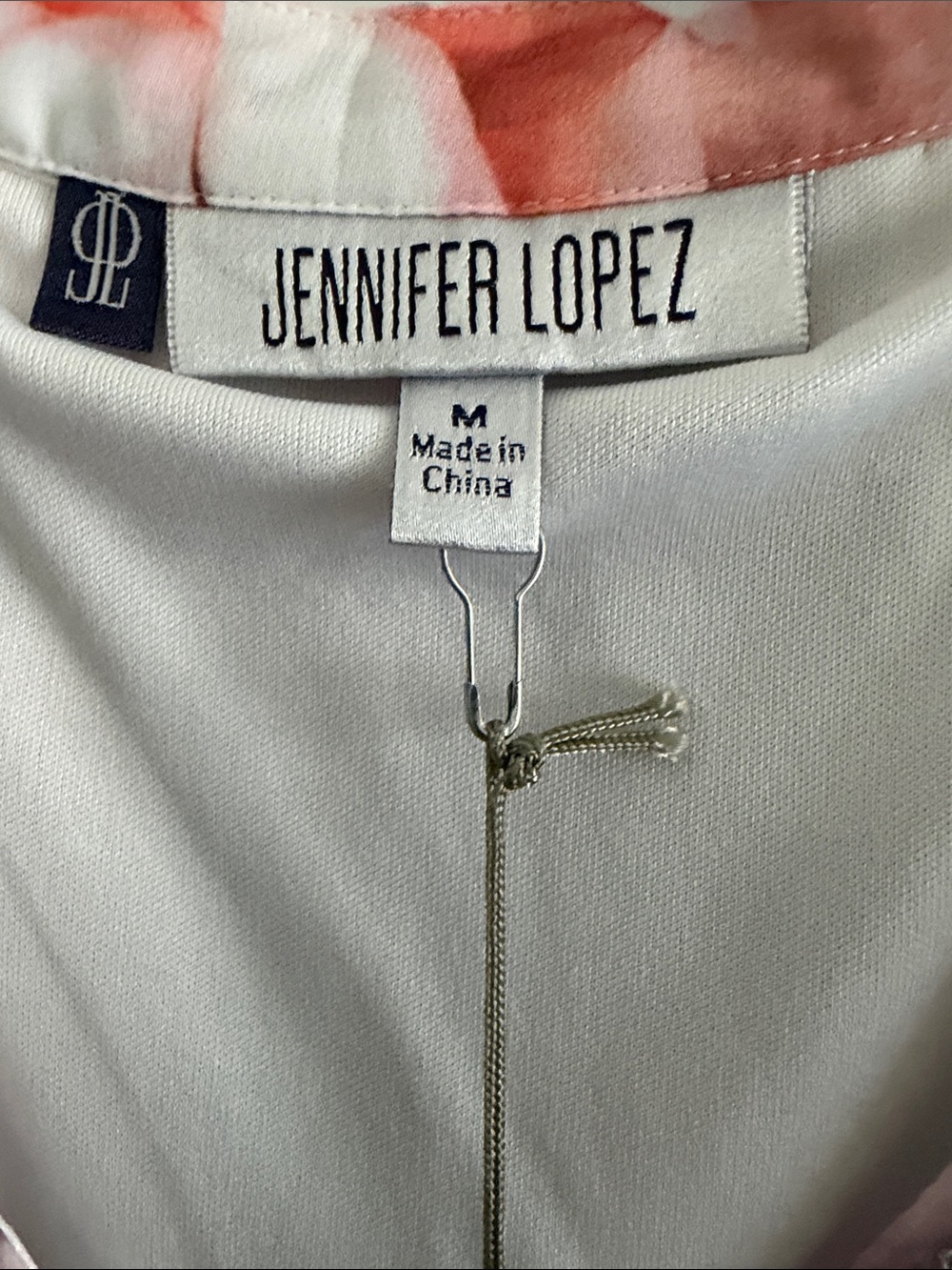 Jennifer Lopez Pink & Purple Patterned Chiffon Swim Cover-Up/Dress with Lining. - Picture 2 of 11
